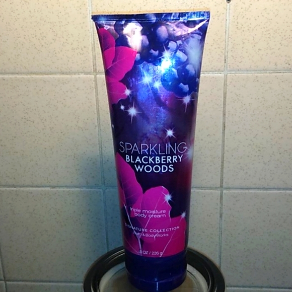 Bath & Body Works Sparkling Blackberry Woods triple moisture body cream New - Picture 1 of 4